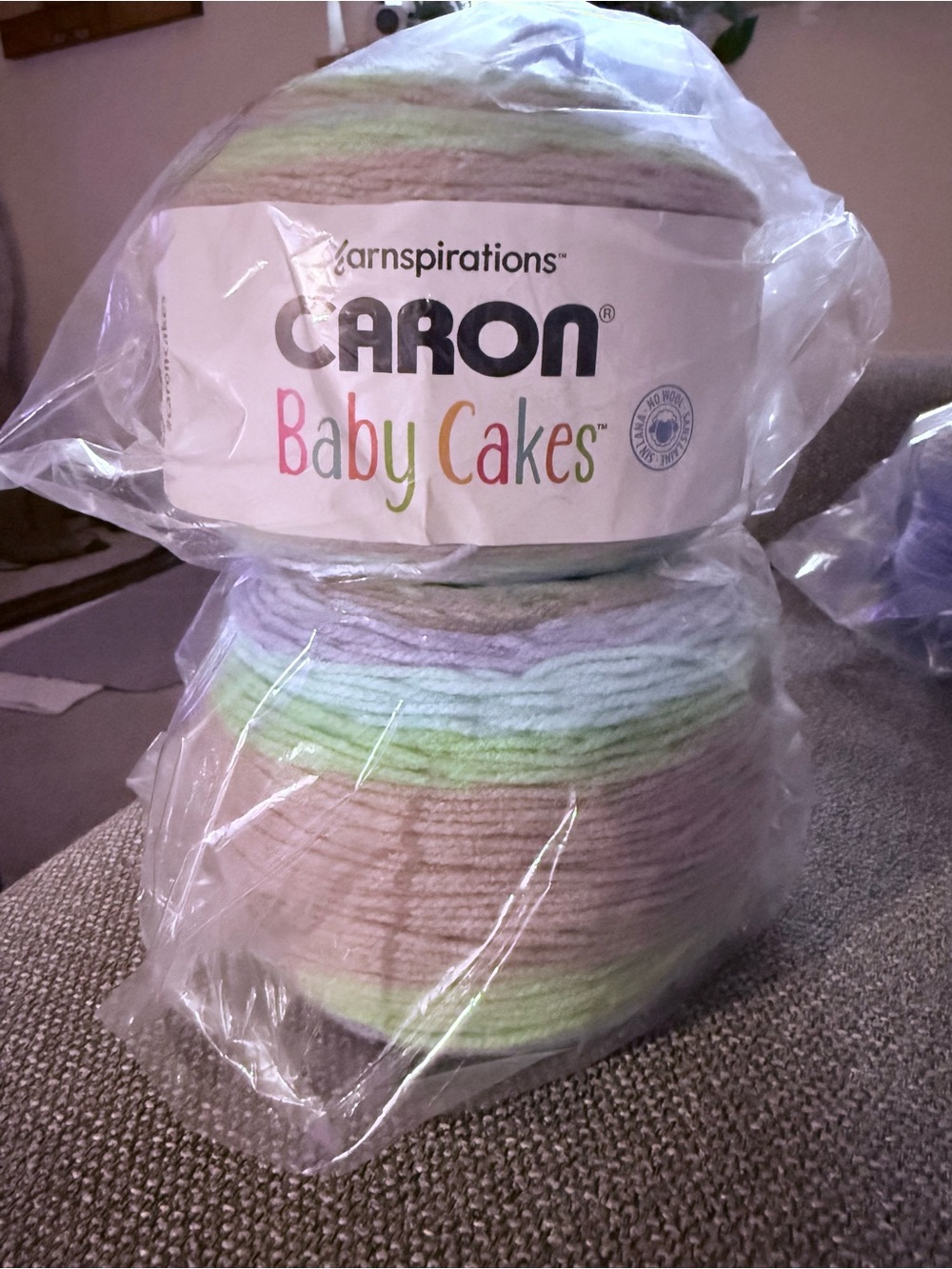 Yarnspirations Caron Baby Cakes "Pool Party"  8.5oz/240 yrds x 2 Skeins
